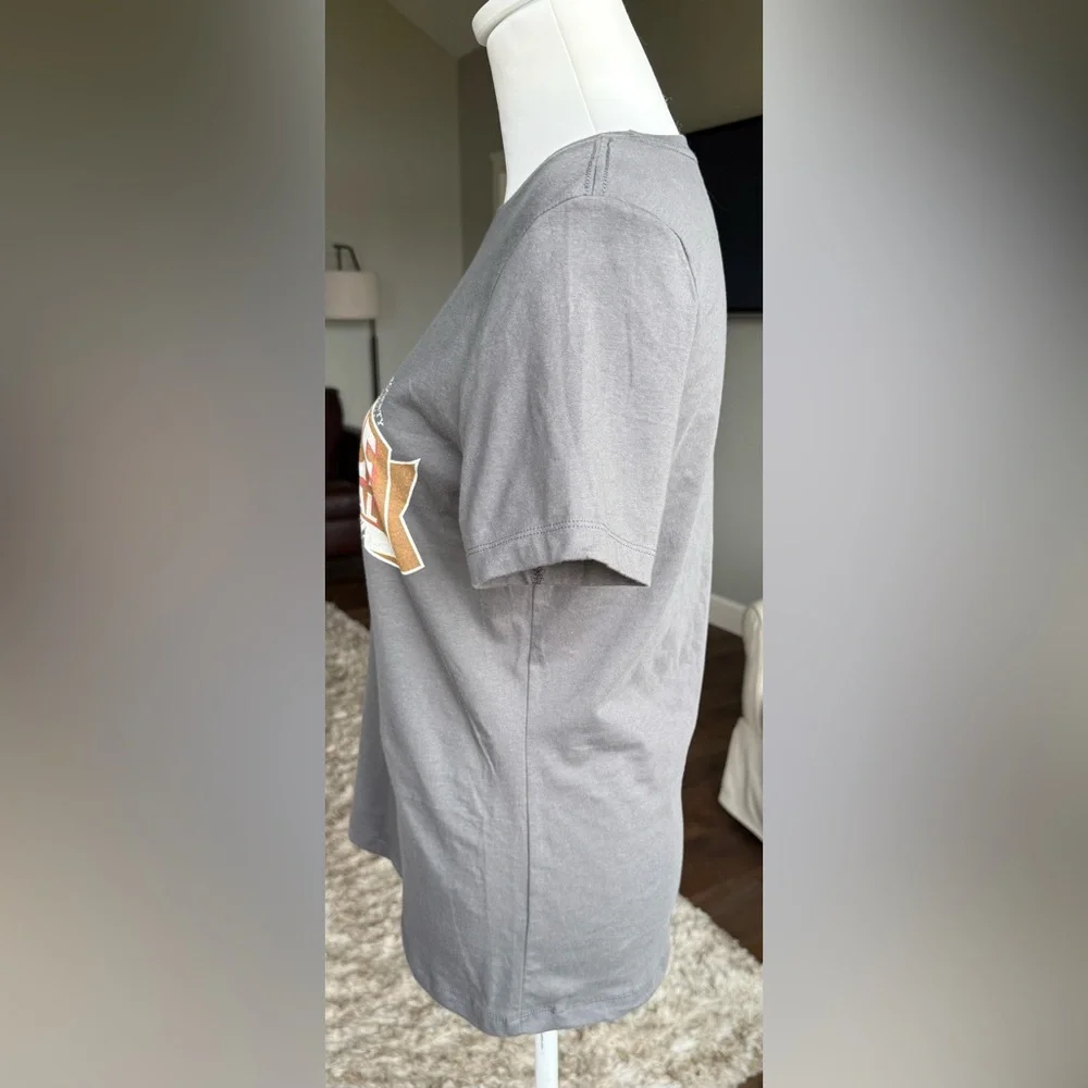 Creedence Clearwater Revival SMALL Short Sleeve Gray Band Graphic Tee CCR - Picture 3 of 9